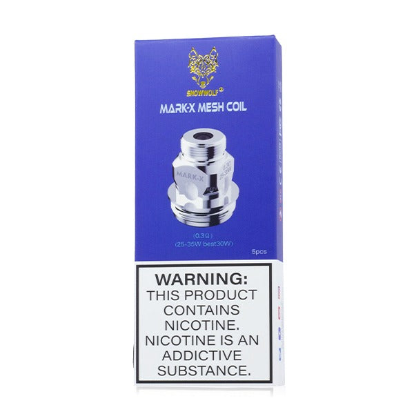 SnowWolf Mark Tank Coils (5-Pack) 0.3ohm packaging