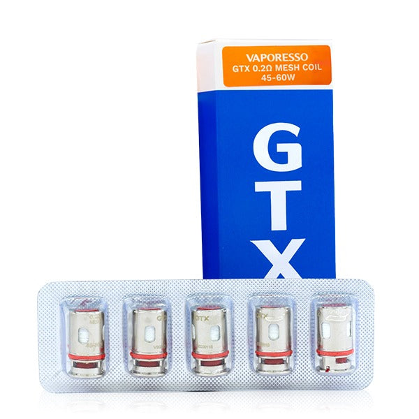 Vaporesso Target PM80 GTX Coils (5-Pack) | GTX 0.2ohm Mesh Coil with packaging