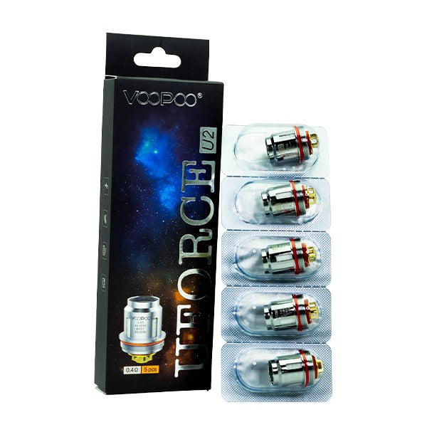 VooPoo UFORCE Replacement Coils (Pack of 5) U2 0 4ohm Single Coil