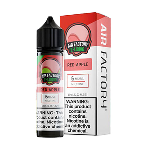 Red Apple by Air Factory E-Juice 60mL 6mg bottle with packaging