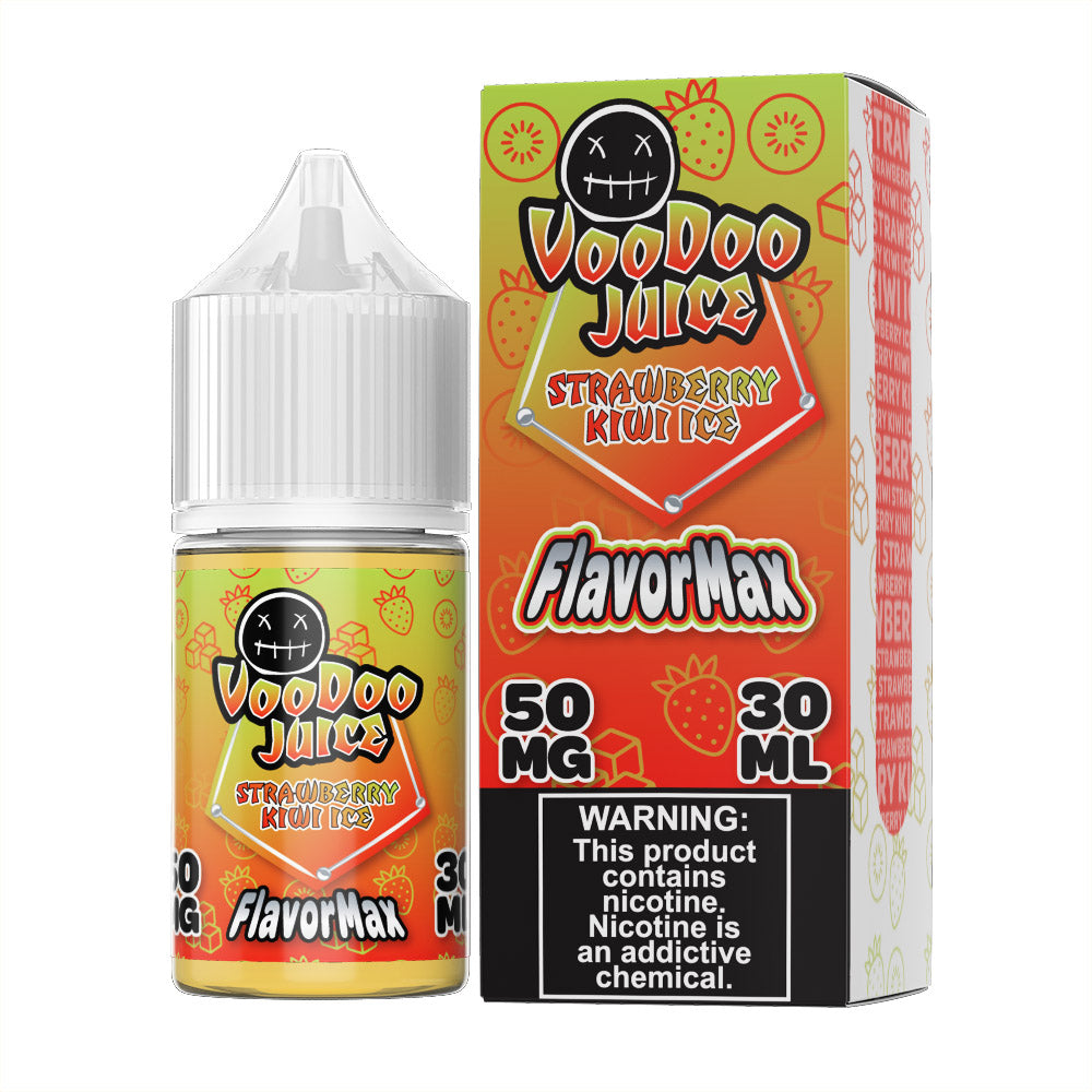 Strawberry Kiwi Ice by Voodoo Juice FlavorMax Salts Series 30mL with Packaging