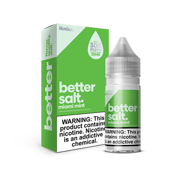 Miami Mint by Vapetasia Salt Series E-Liquid 30mL (Salt Nic) with packaging
