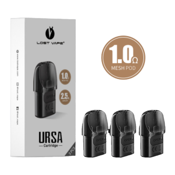 Lost Vape Ursa Replacement Pods | 1.0 ohm Mesh Pod