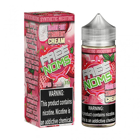 Dragon Fruit Strawberry Cream by Freenoms 120ML with Packaging