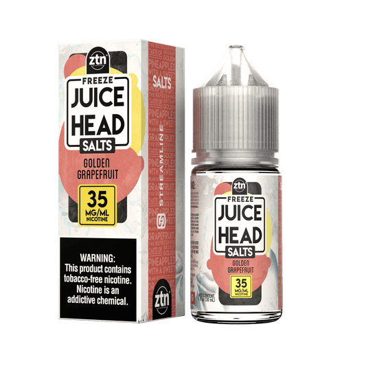 Golden Grapefruit Freeze (ZTN) - Juice Head Salts 30mL with packaging