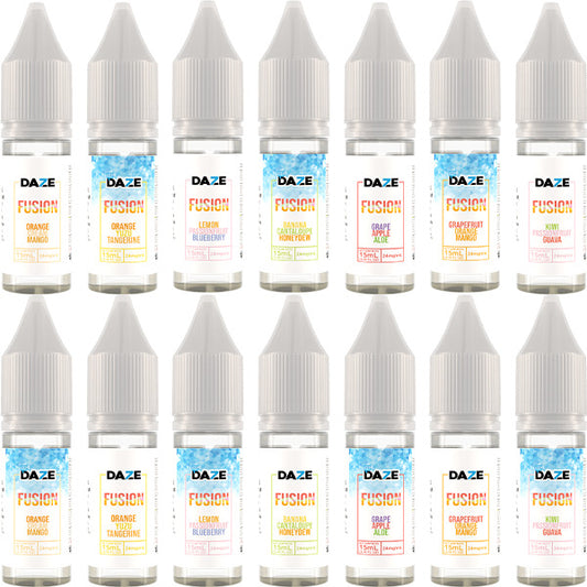 7Daze Fusion Salt Series | 15mL | 24mg | Group Photo