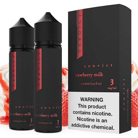 Convict - Strawberry Cream by Verdict - Revamped Series | 2x60mL with packaging