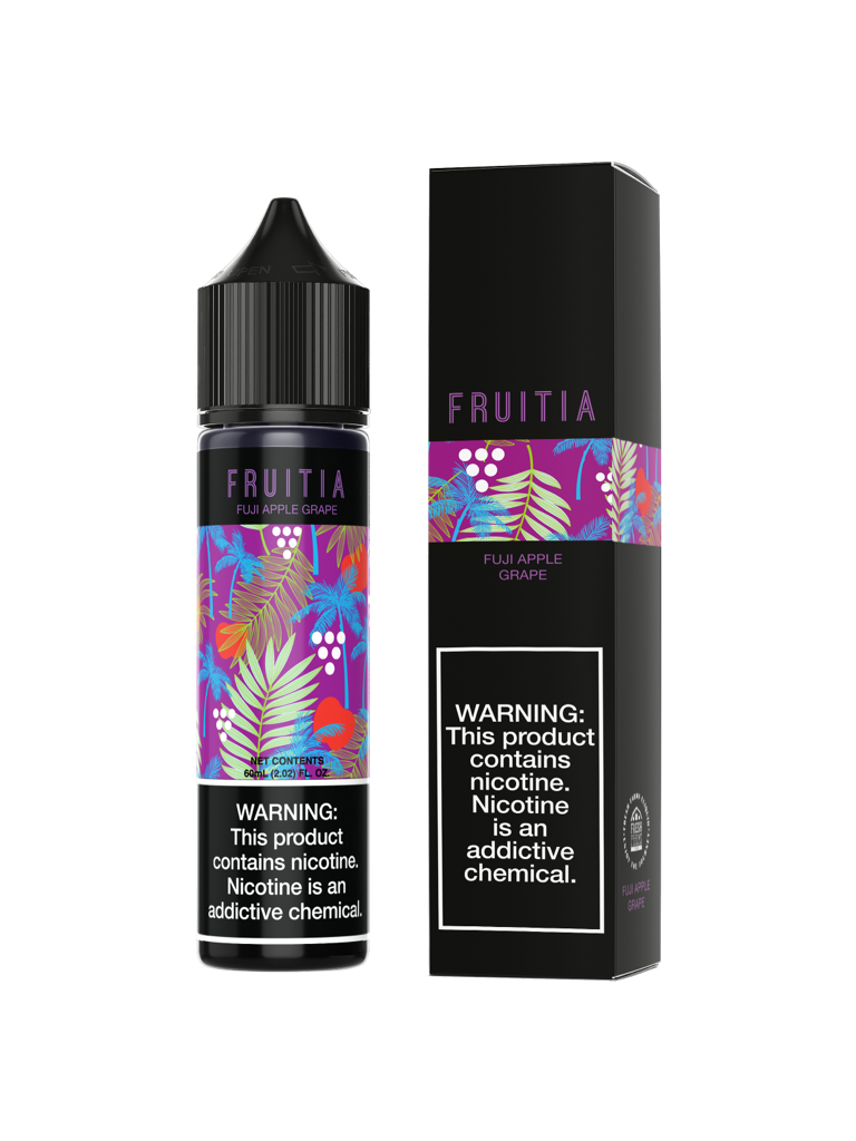 Fuji Apple Grape Fruitia by Fresh Farms eLiquid 60mL with packaging