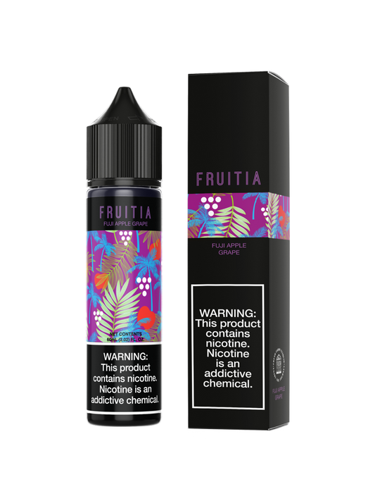 Fuji Apple Grape Fruitia by Fresh Farms eLiquid 60mL with packaging