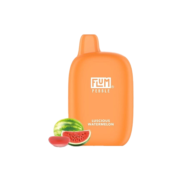 Flum Pebble Disposable | 6000 Puffs | 14mL | Luscious Watermelon