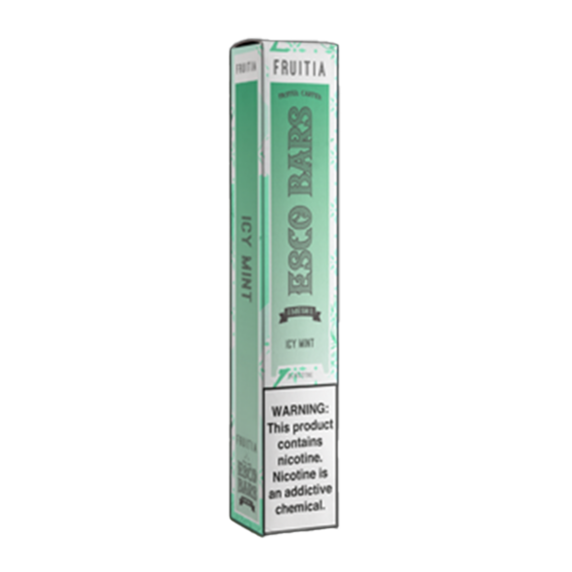 Fruitia Esco Bars Mesh Disposable | 2500 Puffs | 6mL Icy Mint with Packaging
