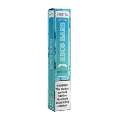 Fruitia Esco Bars Mesh Disposable | 2500 Puffs | 6mL Pacific Cooler with Packaging