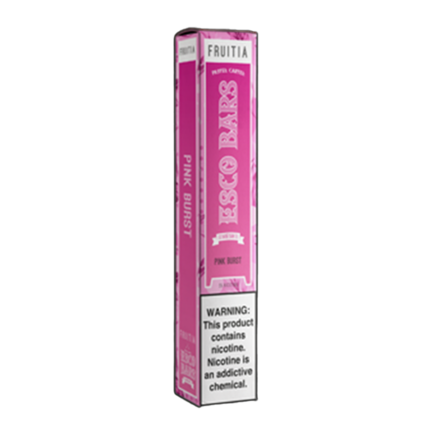 Fruitia Esco Bars Mesh Disposable | 2500 Puffs | 6mL Pink Burst with Packaging