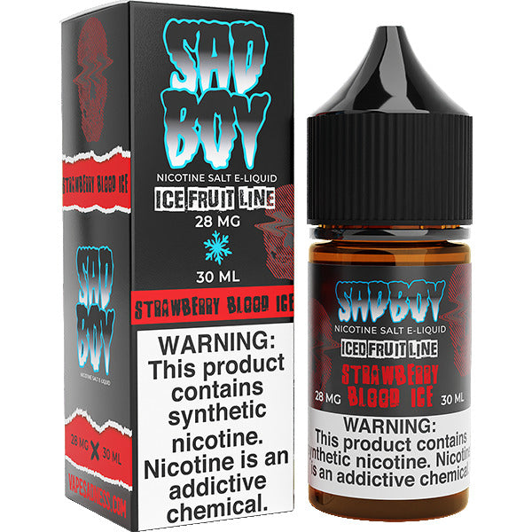 Strawberry Blood Ice | Sadboy Salts | 30ml | 28mg | Bottle with packaging