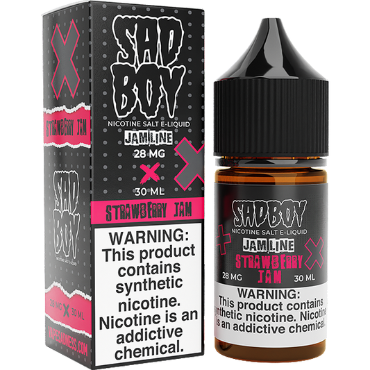 Straw Jam Cookie by Sadboy Salts 30ml with packaging