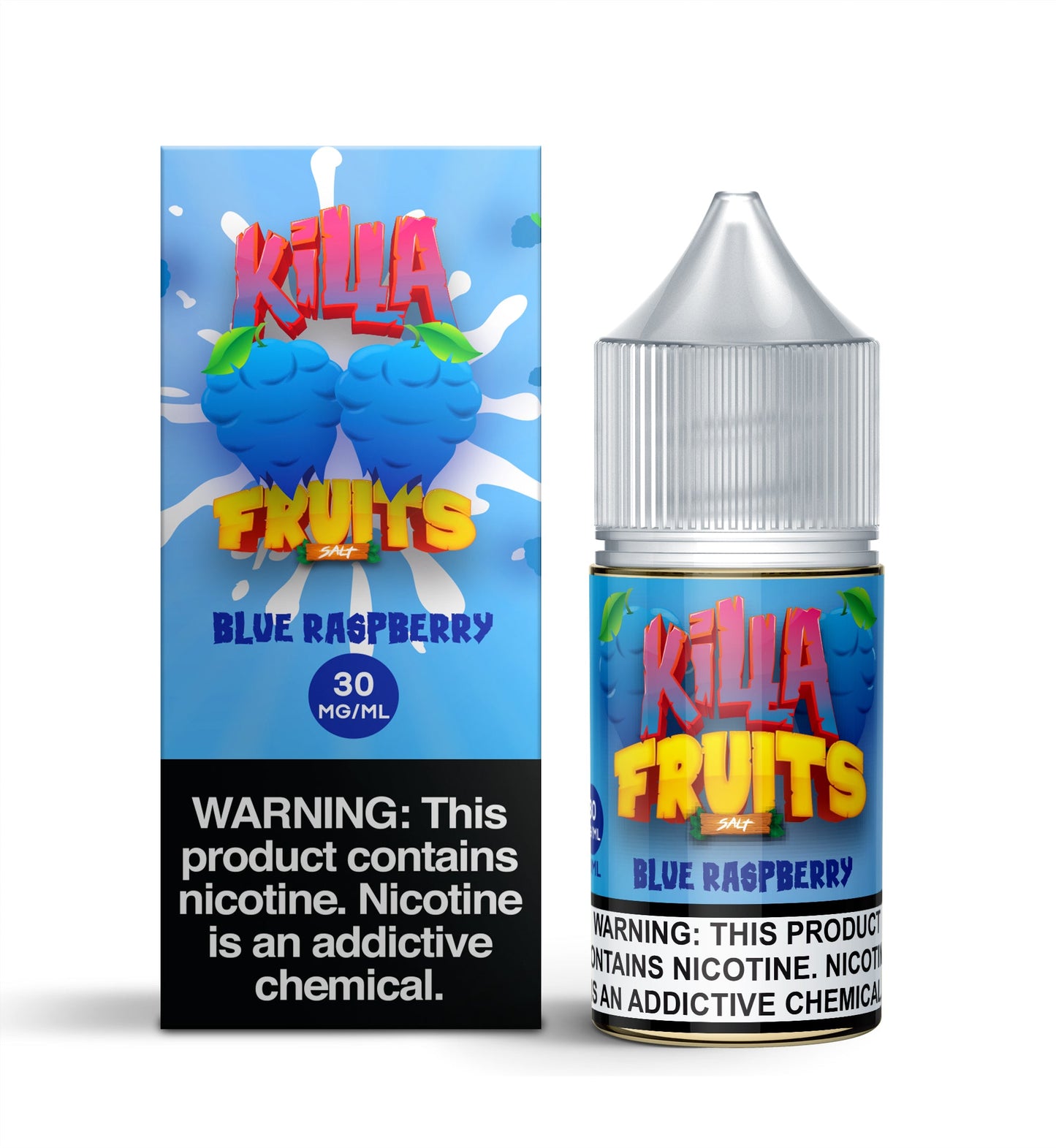 Blue Raspberry by Killa Fruits Salts Series 30mL with packaging