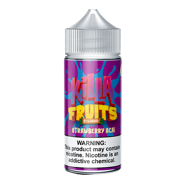Strawberry Açaí by Killa Fruits Series 100mL bottle