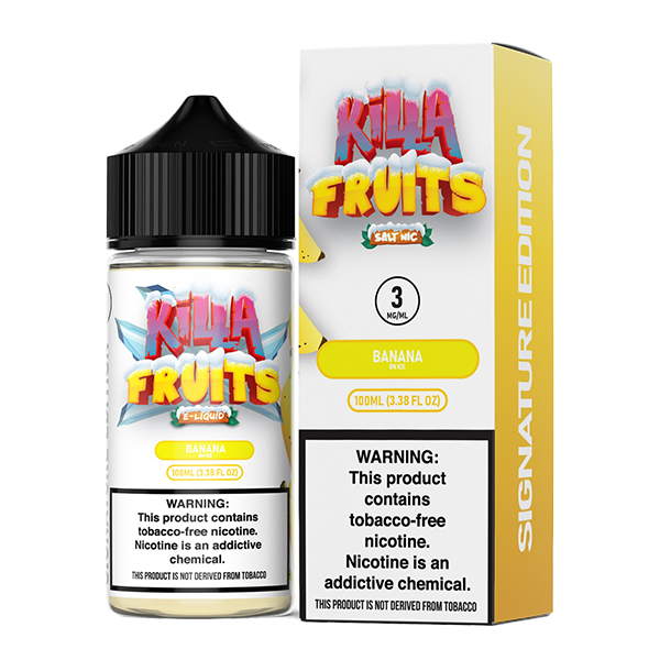 Banana Ice by Killa Fruits Signature TFN Series 100mL with packaging