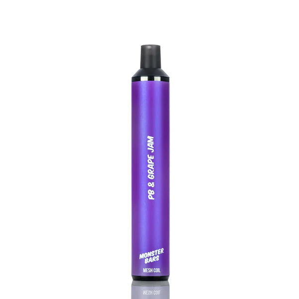 Monster Bars Disposable | 2500 Puffs | 6mL PB and grape jam