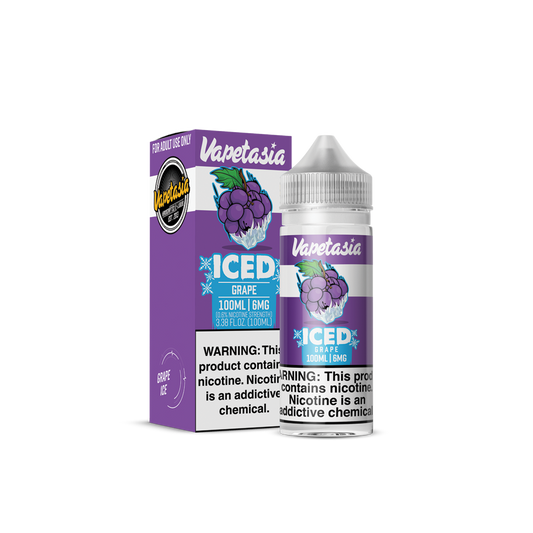 Killer Fruits Iced Grape by Vapetasia TFN Series 100mL with packaging