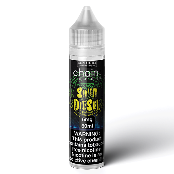 Chain Vapez Series E-Liquid | x2-60mL (120mL) | 6mg | Sour Diesel bottle