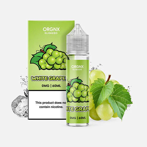 White Grape ICE by ORGNX TFN Series 60mL with Packaging