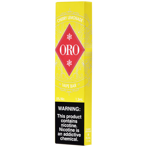 Oro Disposable | 300 Puffs | 1.3mL Cherry lemonade packaging