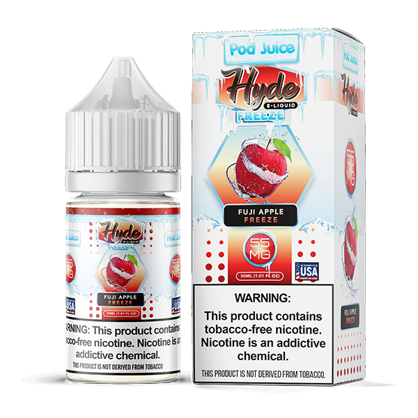 Fuji Apple Freeze by Pod Juice - Hyde TFN Salt Series 30mL with packaging