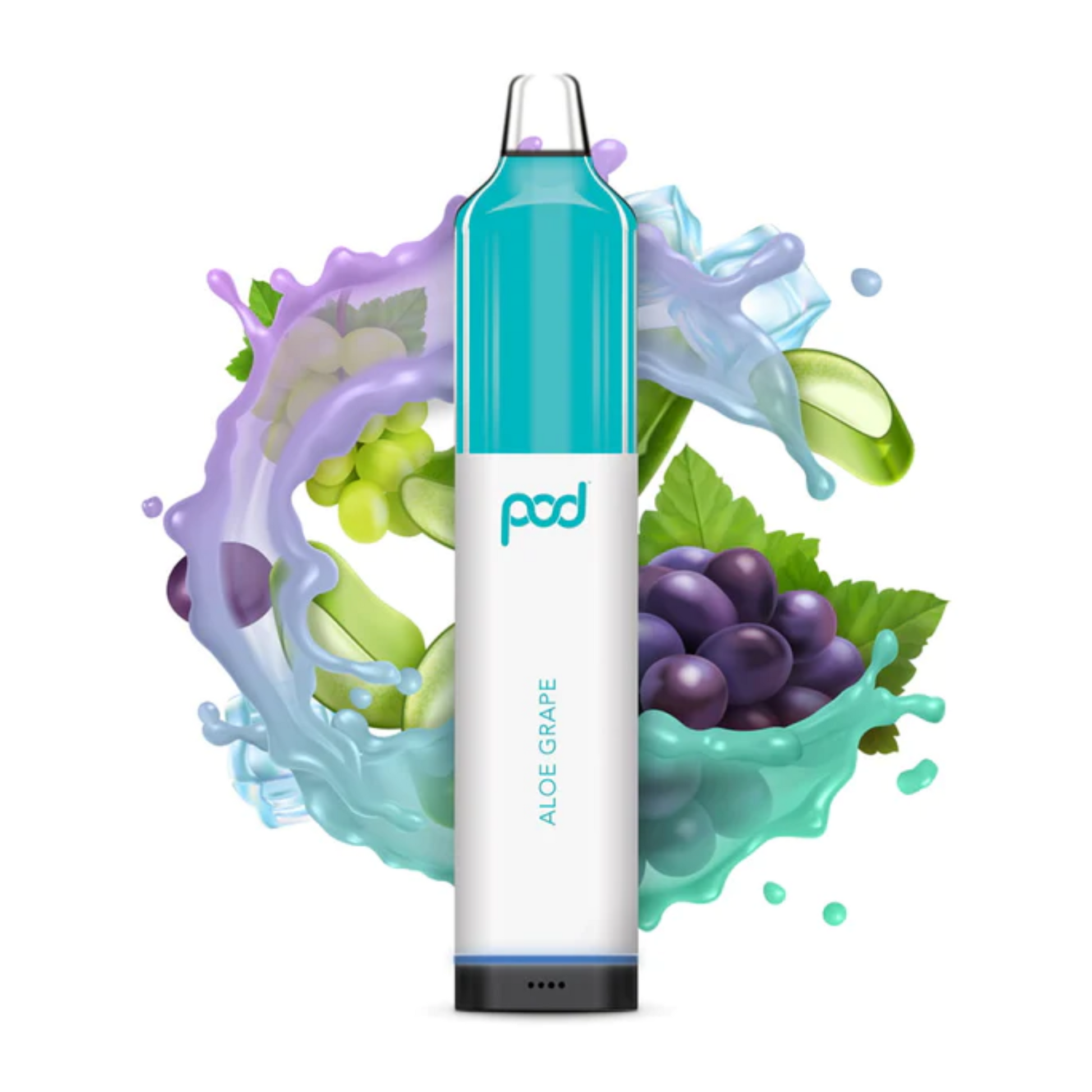 Pod Mesh 5500 Disposable | 5500 Puffs | 12mL Aloe Grape
