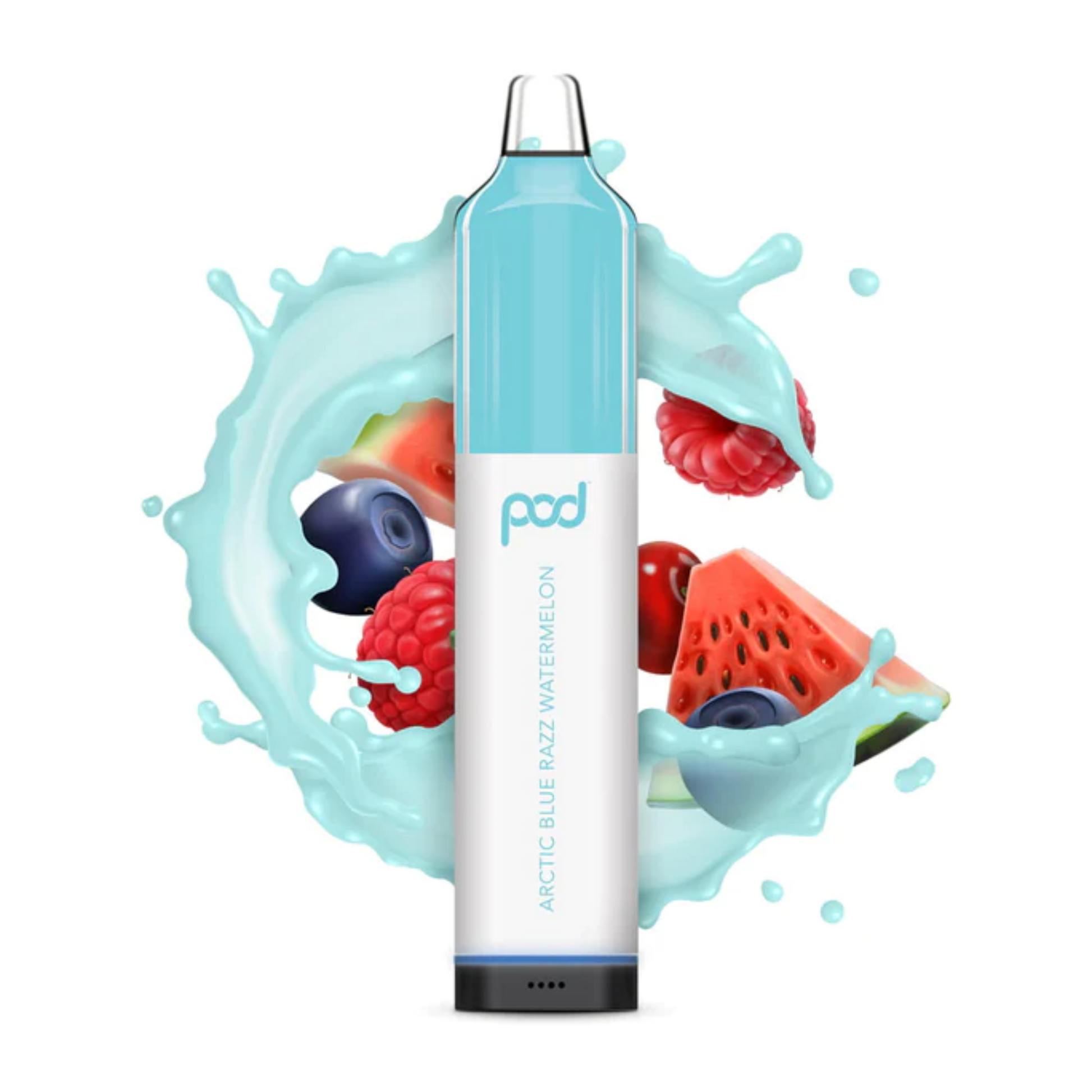 Pod Mesh 5500 Disposable | 5500 Puffs | 12mL Arctic Blue Razz Watermelon