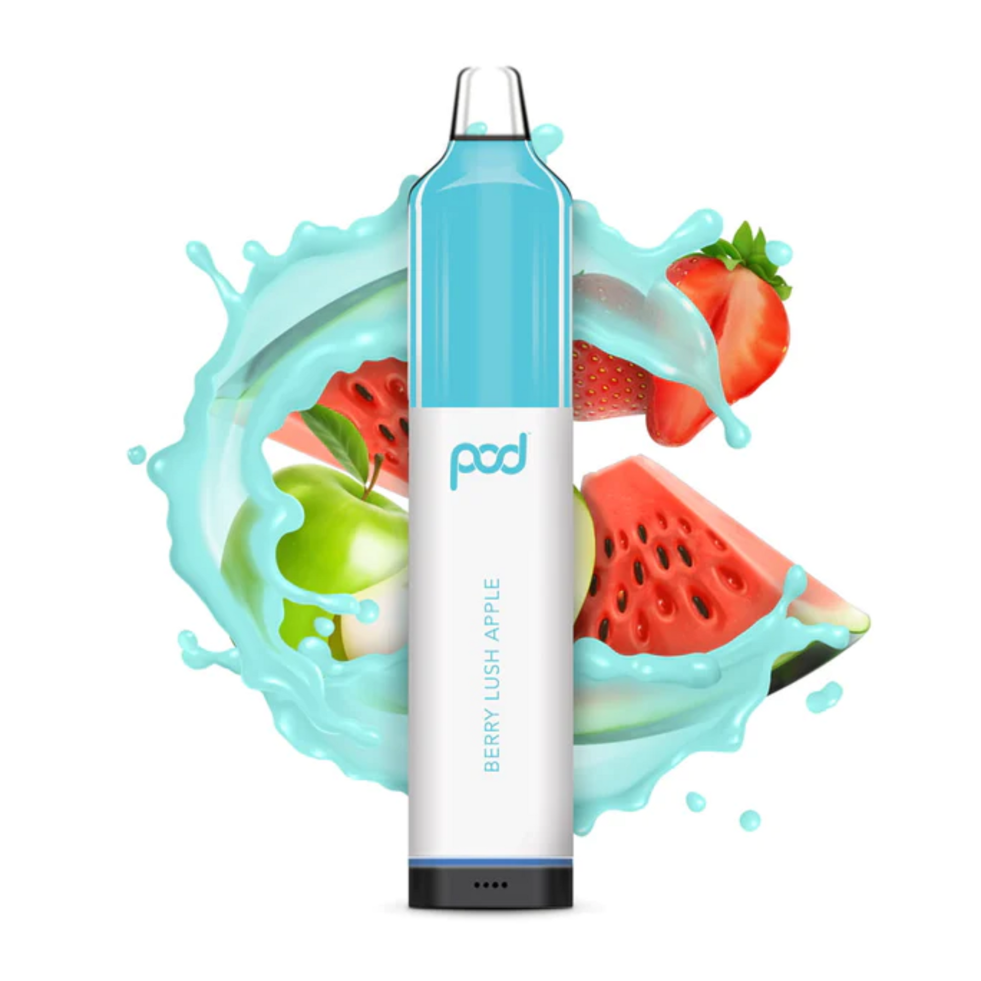 Pod Mesh 5500 Disposable | 5500 Puffs | 12mL Berry Lush Apple