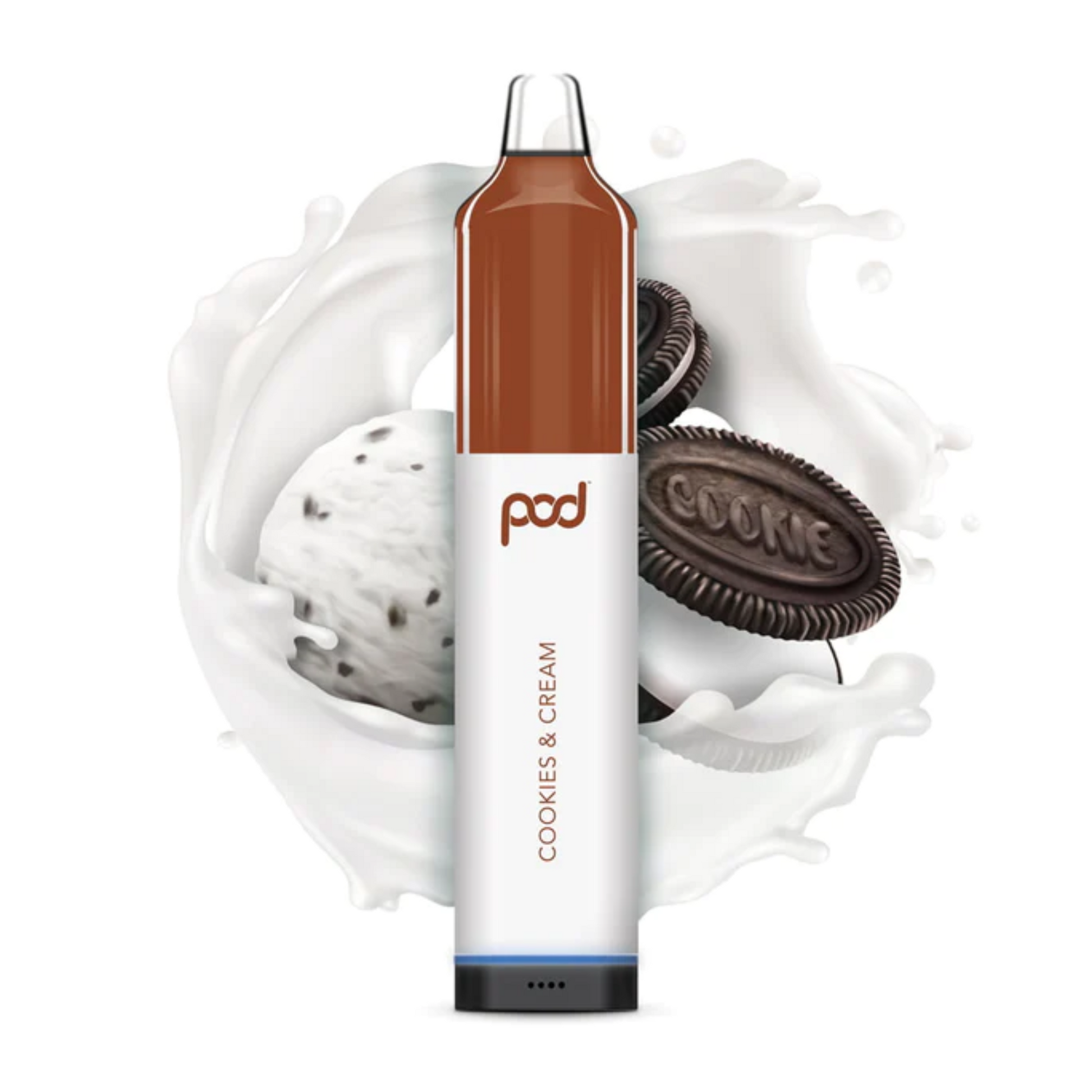 Pod Mesh 5500 Disposable | 5500 Puffs | 12mL Cookies Cream