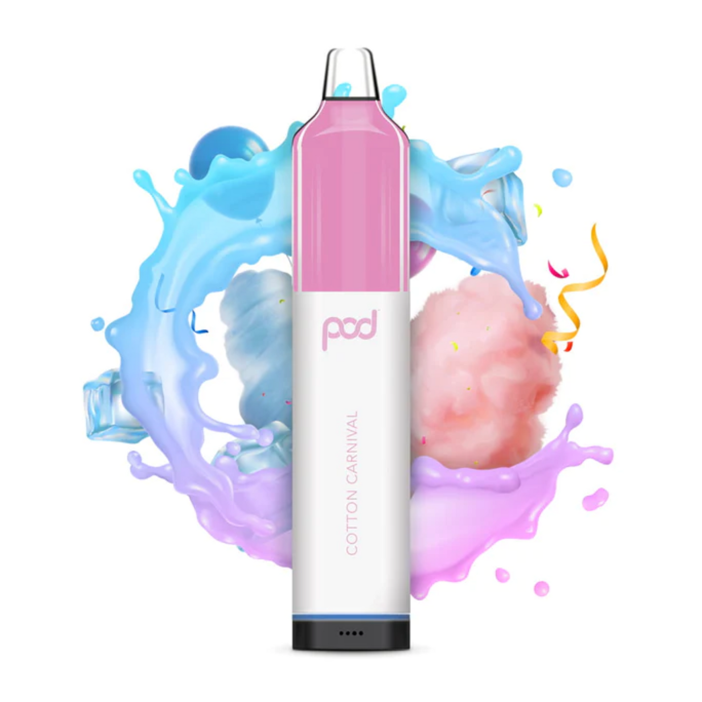 Pod Mesh 5500 Disposable | 5500 Puffs | 12mL Cotton Carnival