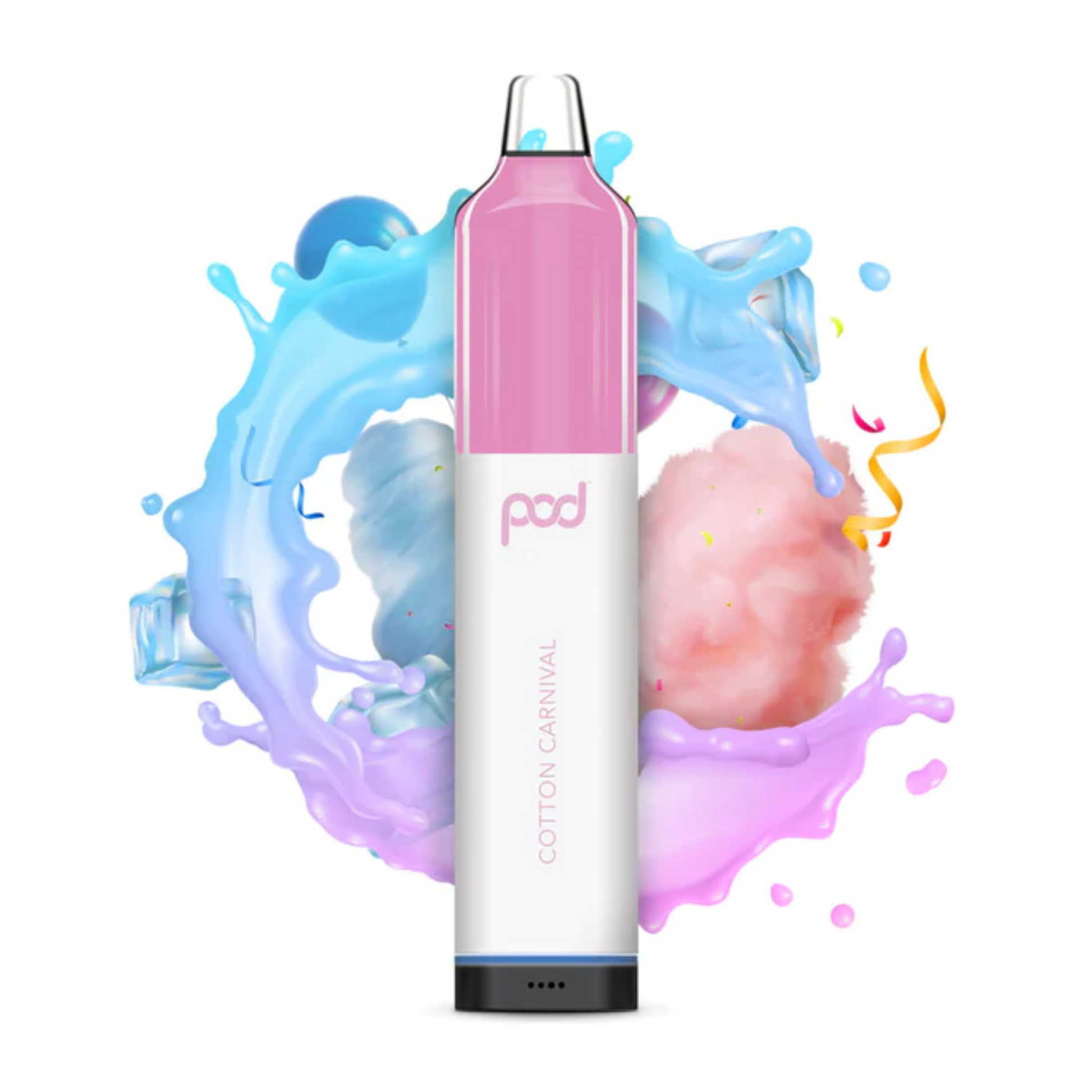 Pod Mesh 5500 Disposable | 5500 Puffs | 12mL Cotton Carnival
