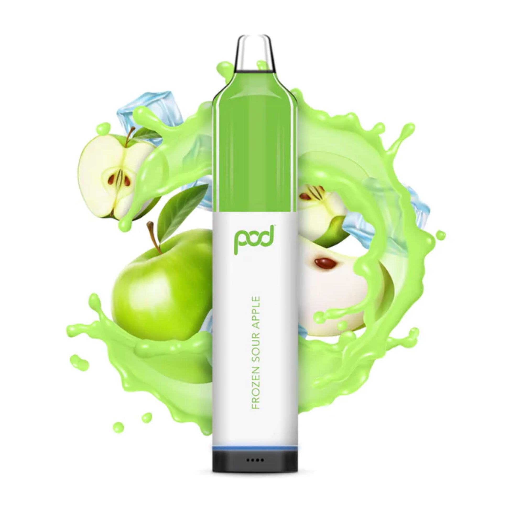 Pod Mesh 5500 Disposable | 5500 Puffs | 12mL Frozen Sour Apple