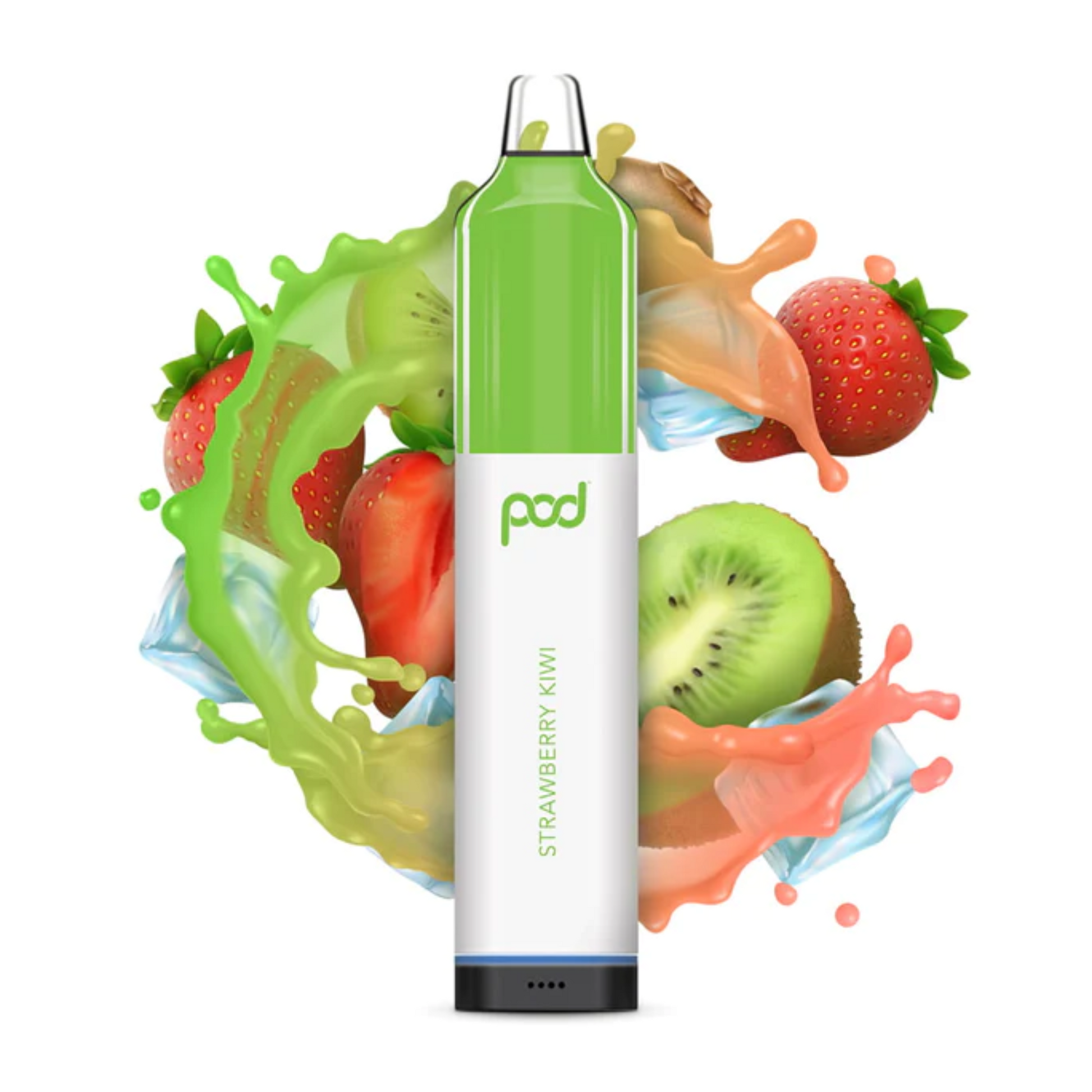 Pod Mesh 5500 Disposable | 5500 Puffs | 12mL Strawberry Kiwi
