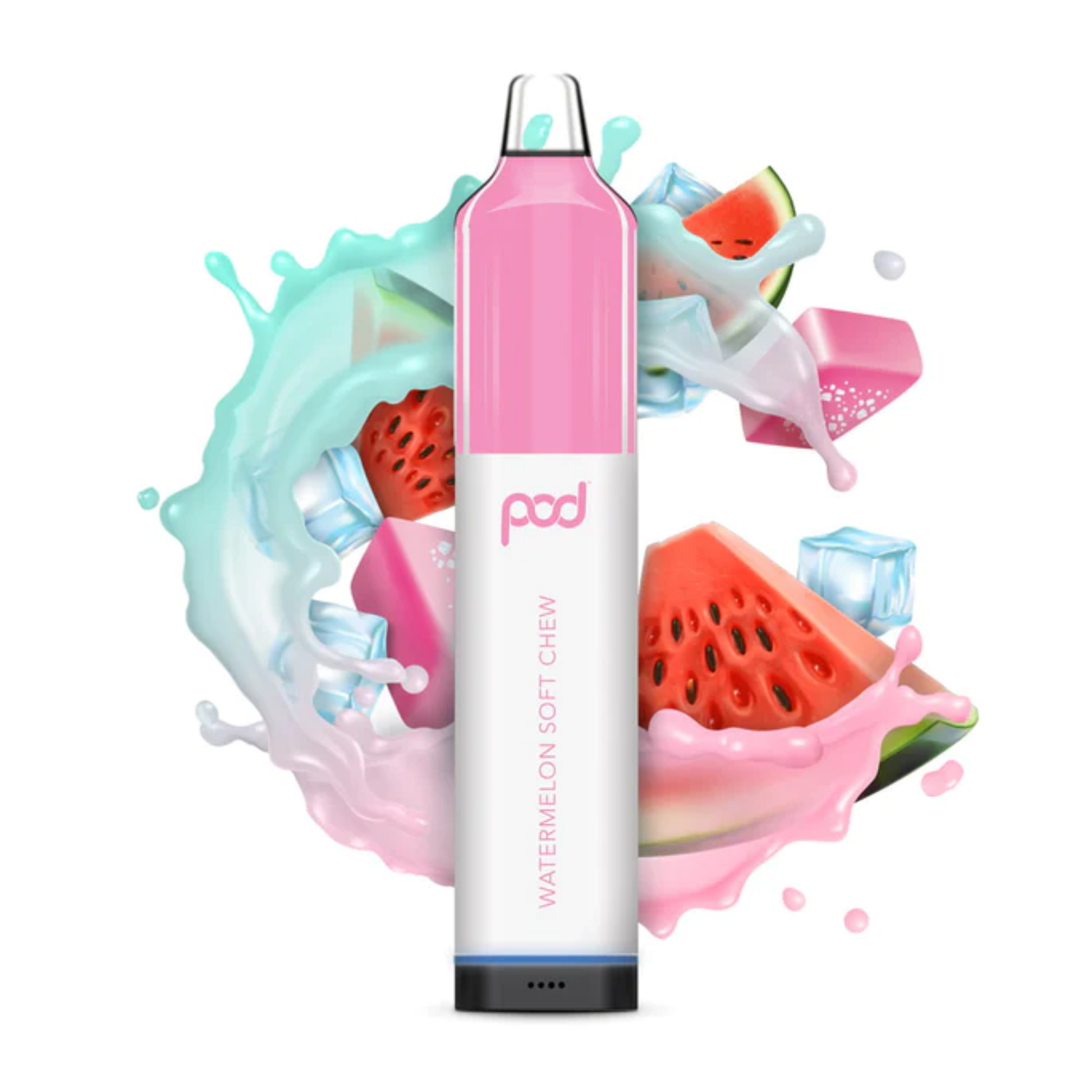 Pod Mesh 5500 Disposable | 5500 Puffs | 12mL Watermelon Soft Chew