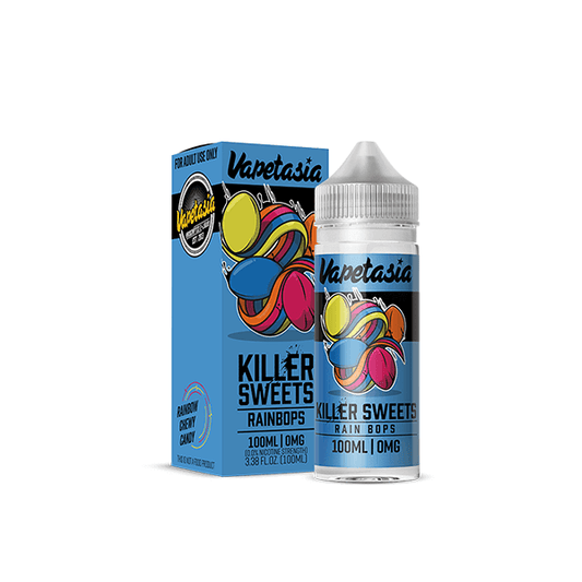 Killer Sweets Rain Bops by Vapetasia TFN Series 100mL with packaging