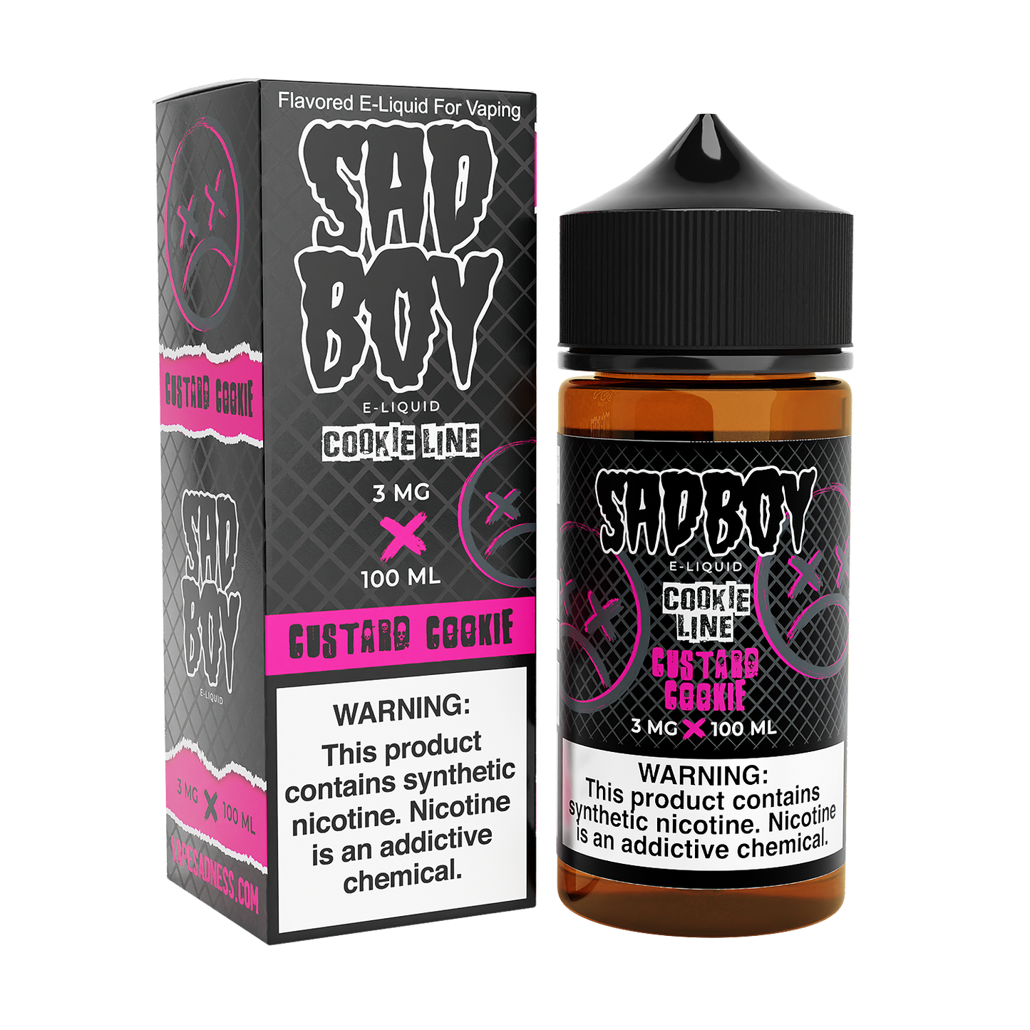 Custard Cookie by Sadboy 100ml with Packaging