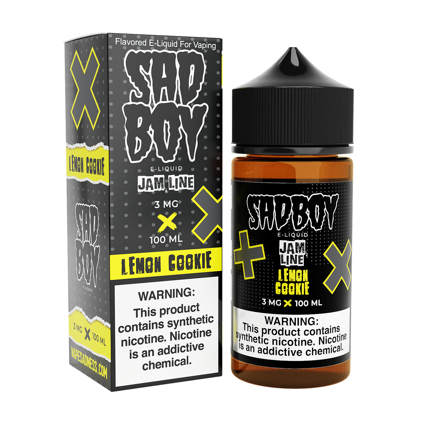 Lemon Jam Cookie by Sadboy 100ml with packaging