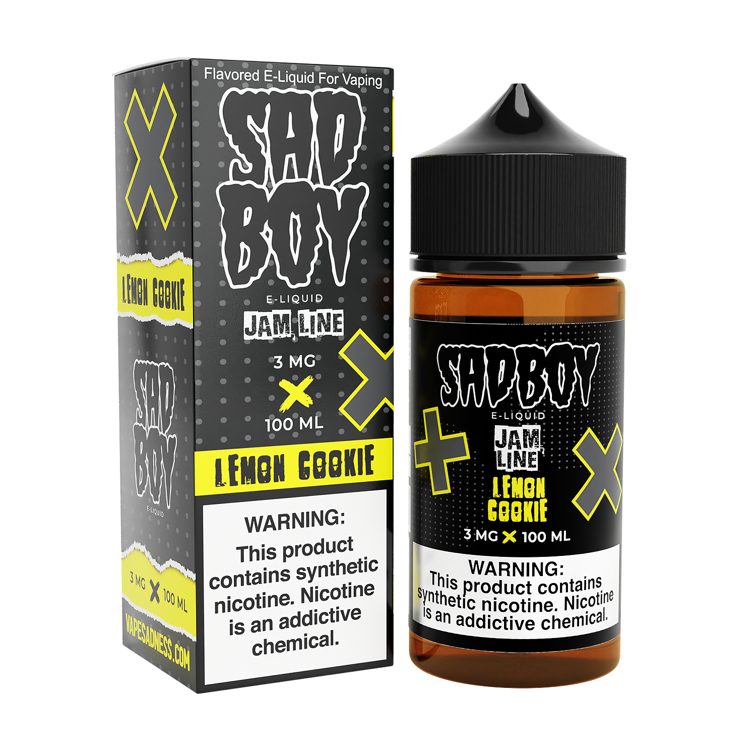 Lemon Jam Cookie by Sadboy 100ml with packaging
