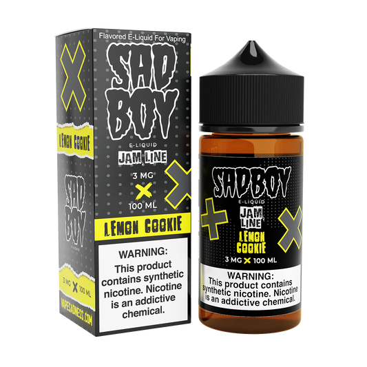 Lemon Jam Cookie by Sadboy 100ml with packaging