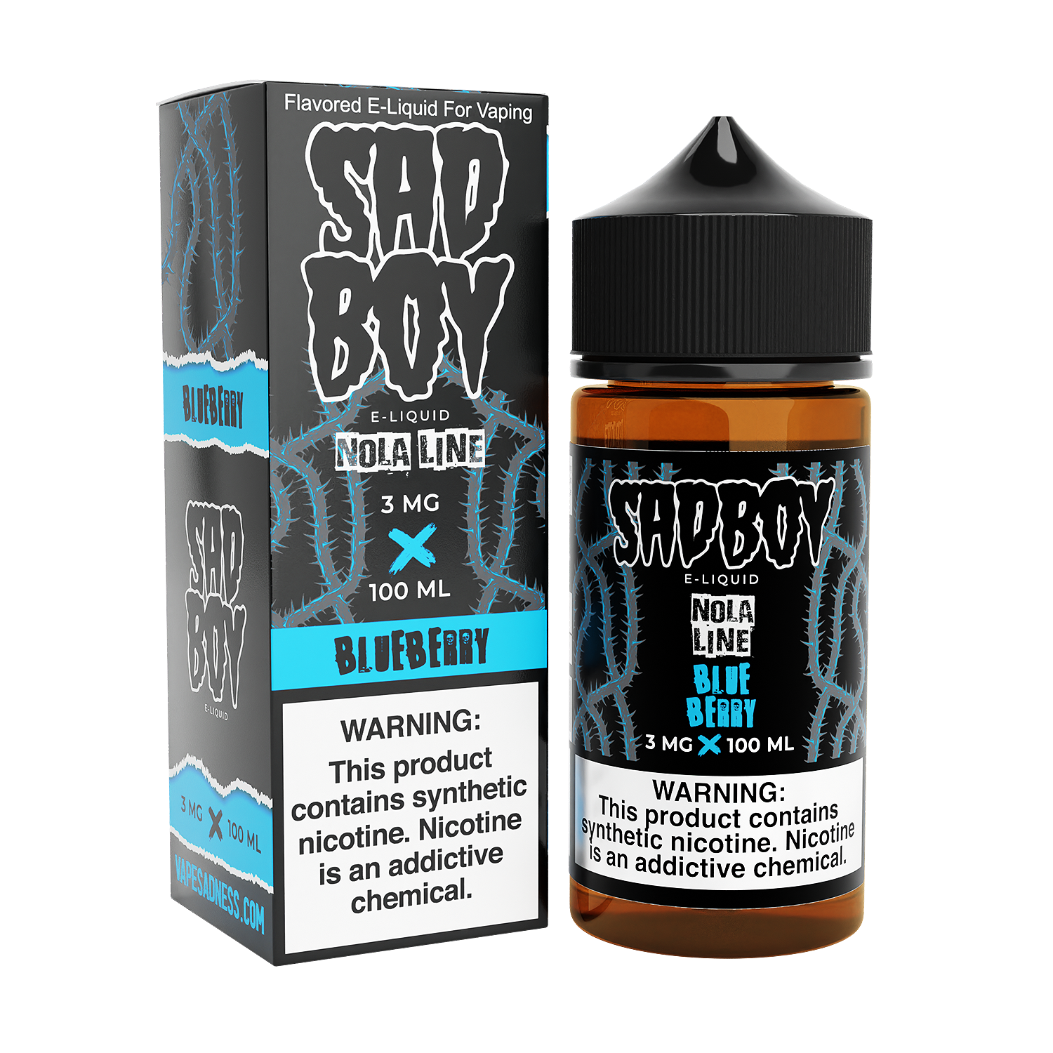 Nola Blueberry by Sadboy Series 100ml with Packaging