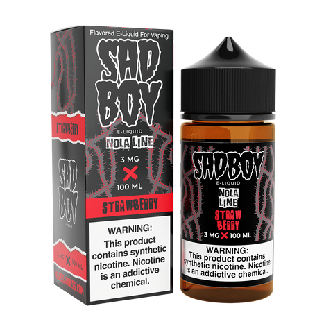 Nola Strawberry by Sadboy Series 100ml with Packaging