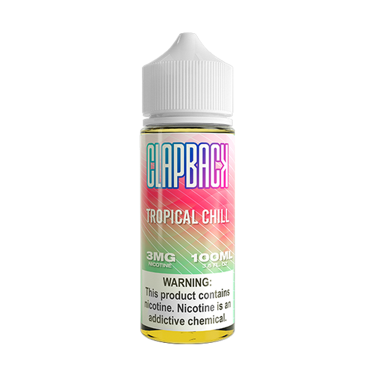 Tropical Chill By Saveurvape - Clap Back TF-Nic 100mL bottle