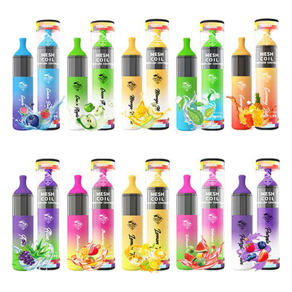 Tugpod EVO Disposable | 4500 Puffs | 10mL | Group Photo with packaging