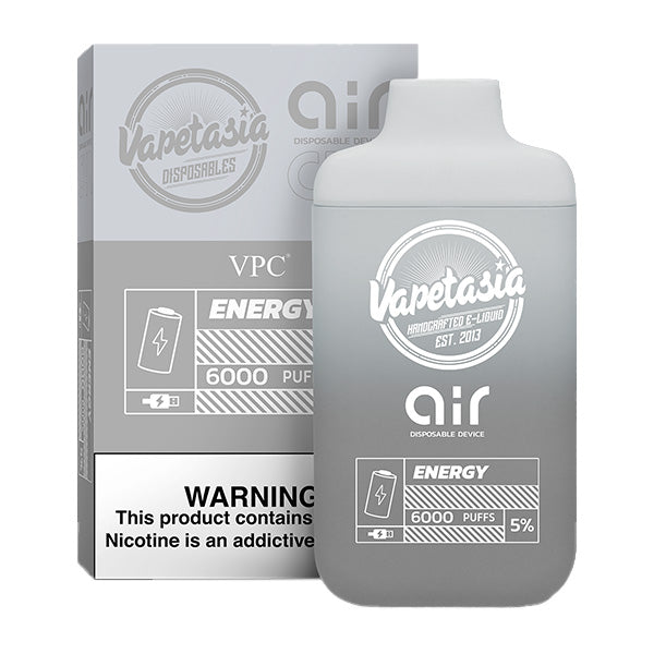 Vapetasia x Air Disposable | 6000 Puffs | 11mL | 50mg | Energy