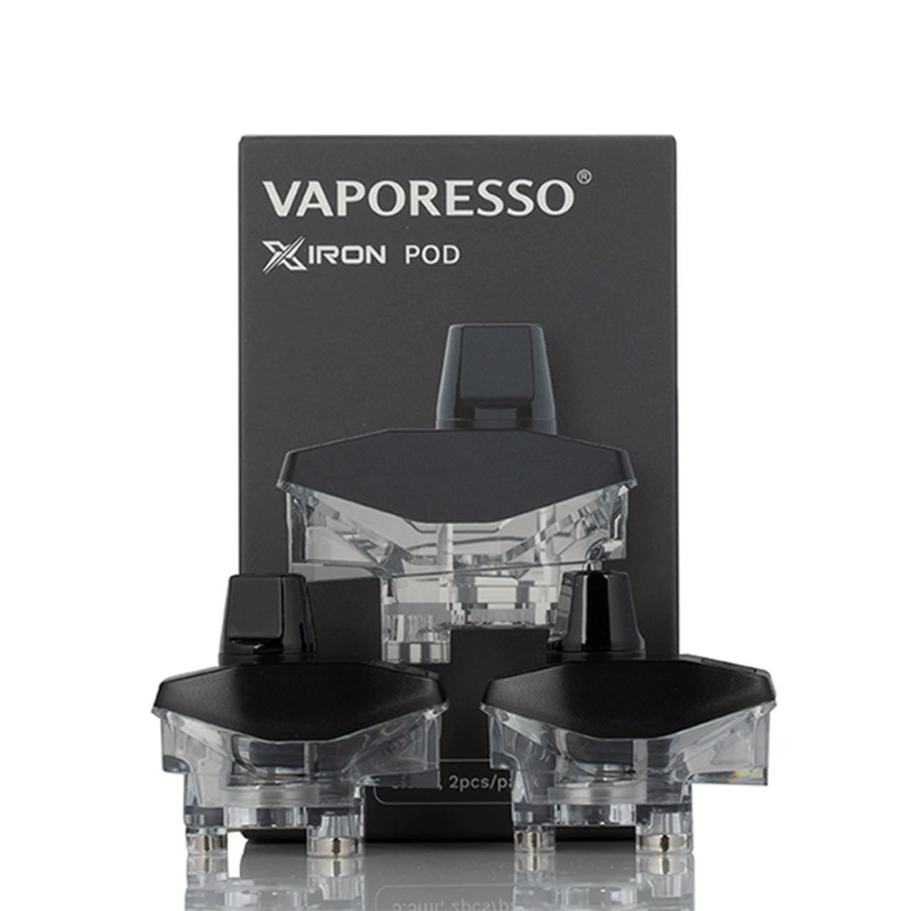Vaporesso XIRON Replacement Pod (2-Pack) with packaging