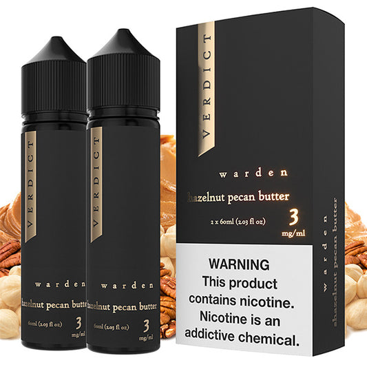 Verdict Series E-Liquid | x2-60mL | (Freebase) | Warden with packaging