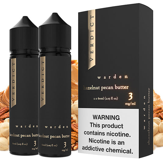 Warden by Verdict Series E-Liquid x2-60mL (Freebase) with packaging